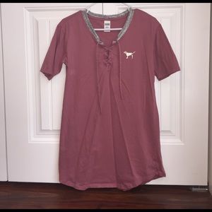 VS small lace up sleepwear