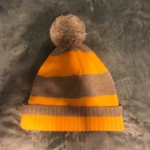 PINK yellow beanie