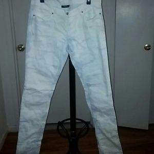 Levis white with tint of blue and purple