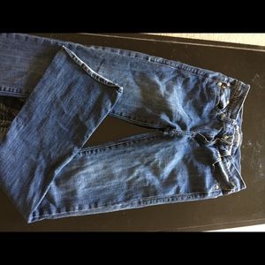 Designer jean great shape straight leg