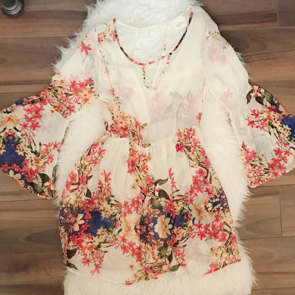 Romantic floral dress