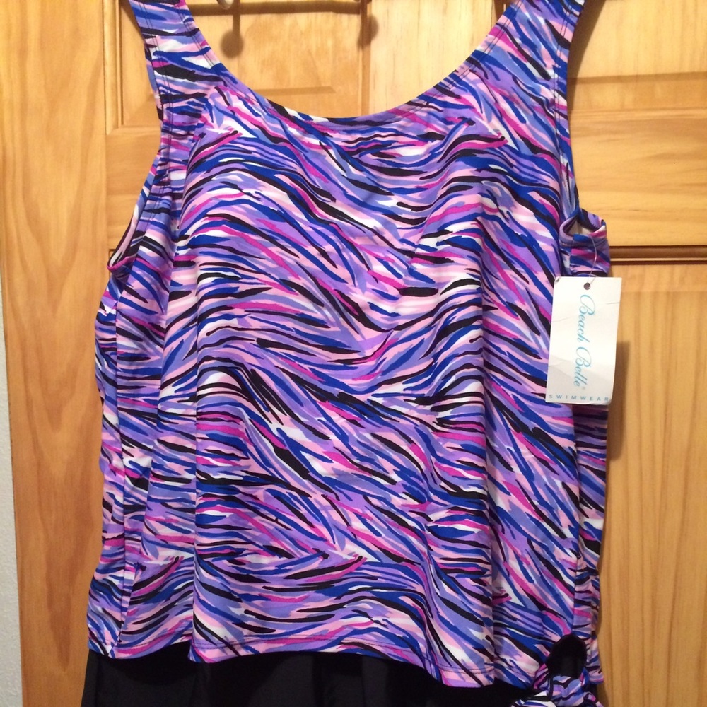 One piece tank swimsuit