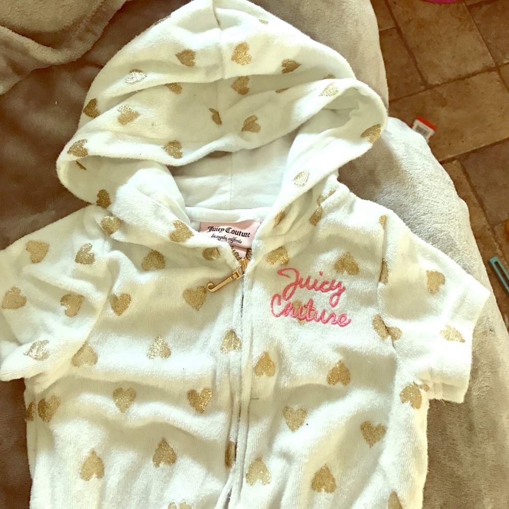 Juice couture toddler cover up