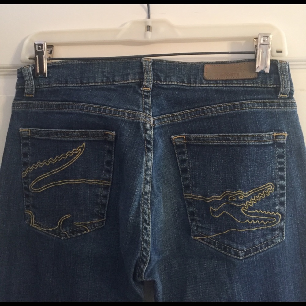 Lacoste boot cut jeans