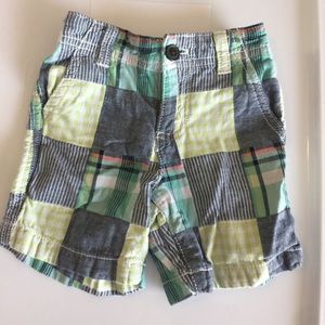 Crazy 8 patchwork shorts
