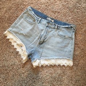 Free people jean shorts