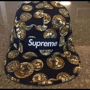 Supreme 'Coins' camp cap - Navy