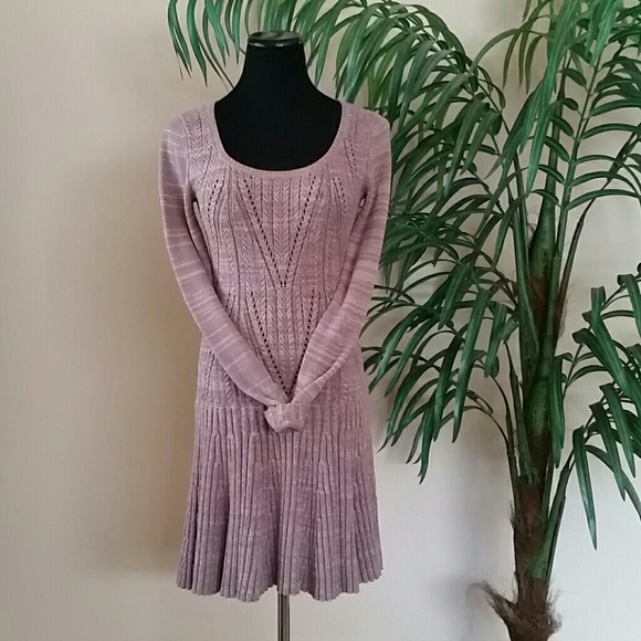 Moda International Dresses & Skirts - MODA Mauve Bodycon Knit Dress!