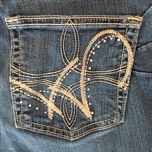 Wrangler Q-Baby Booty Up Denim Jeans Size 5/6 x 36