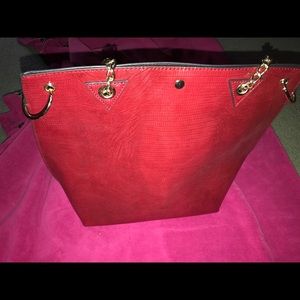 Beautiful red handbag from Sam Moon
