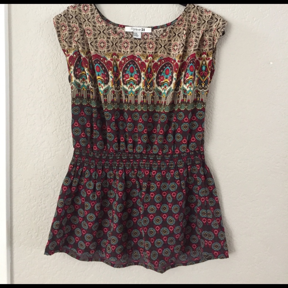 Cute Forever 21 Colorful Top (M)