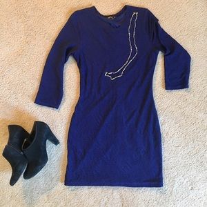Blue Express bodycon dress