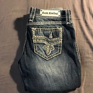 Rock Revival Easy Capri Size 27