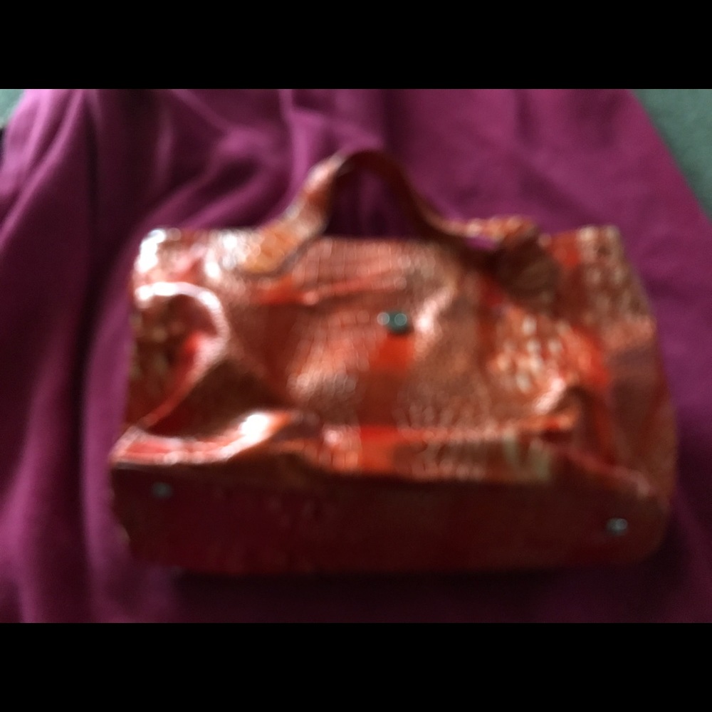 Orange handbag