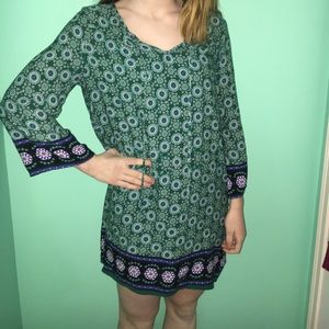 Straight cut sun dress