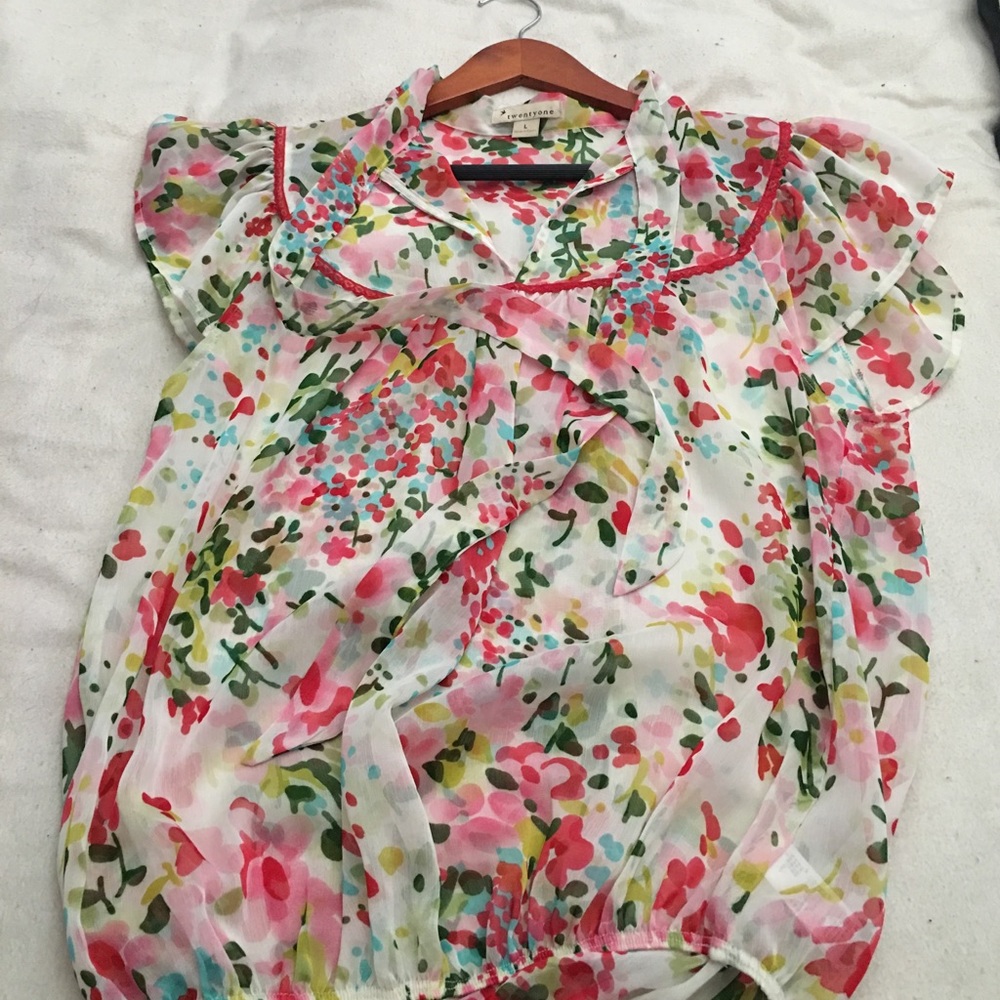 Sheer summer top
