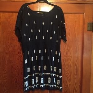 French Connection owl print dress
