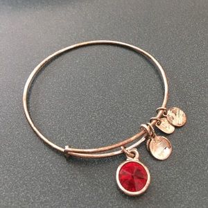 Alex & Ani Ruby/Garnet birthstone bracelet