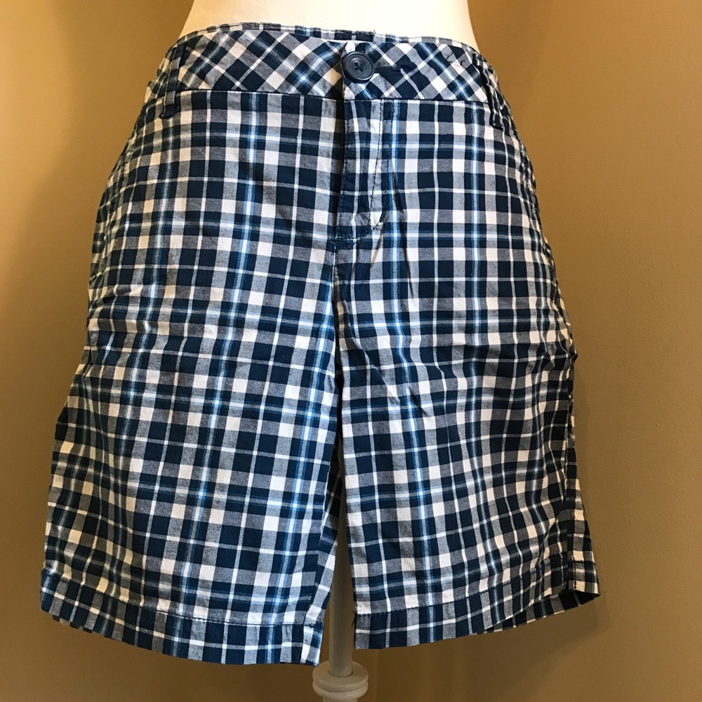 Aeropostale Plaid Bermuda Shorts