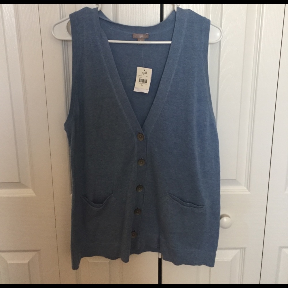 Blue cardigan