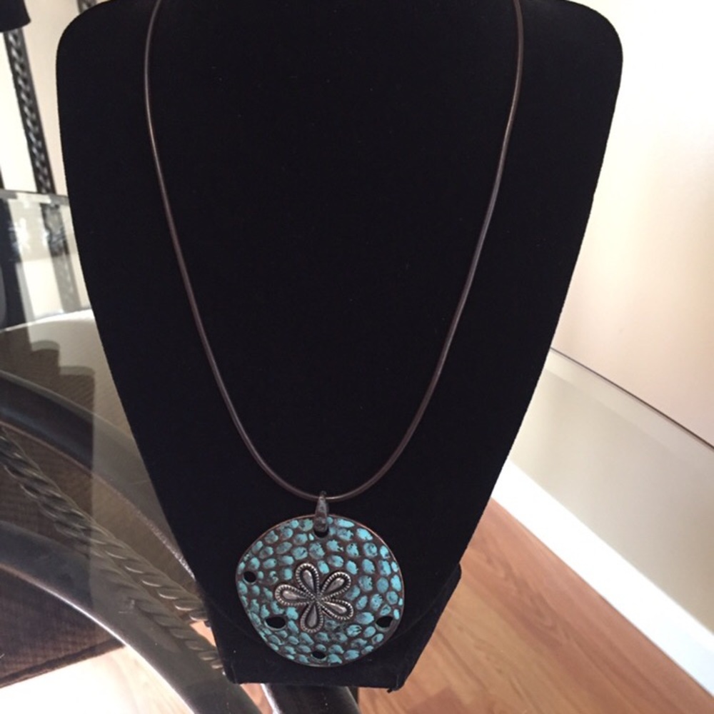 Faux Turquoise Necklace