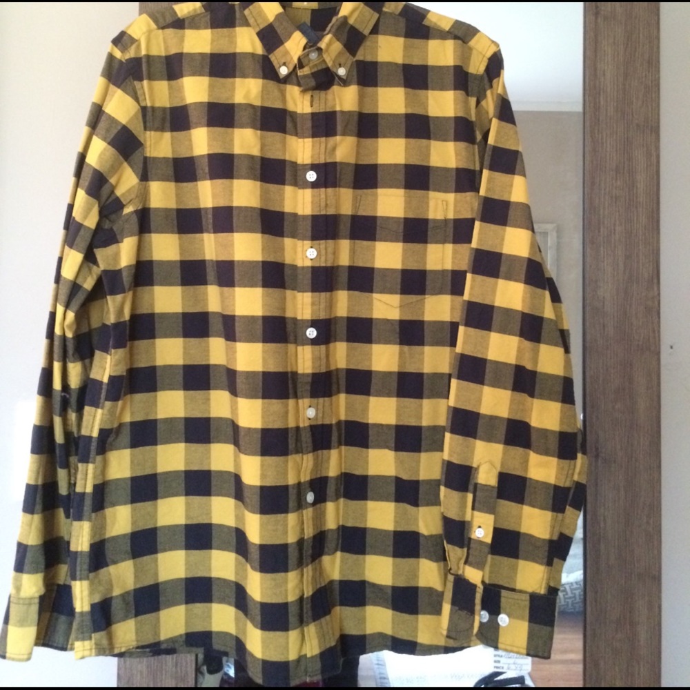 Button down plaid