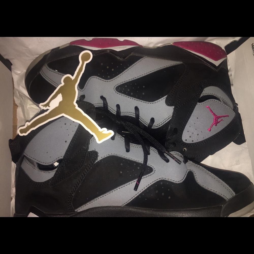 Black Funchsia Flash Jordan 7s