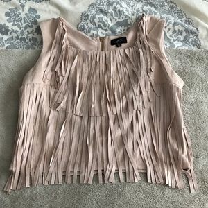 Fringe crop top
