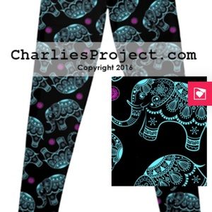 Elephant buttery soft leggings!!! NWOT Fits 12-24