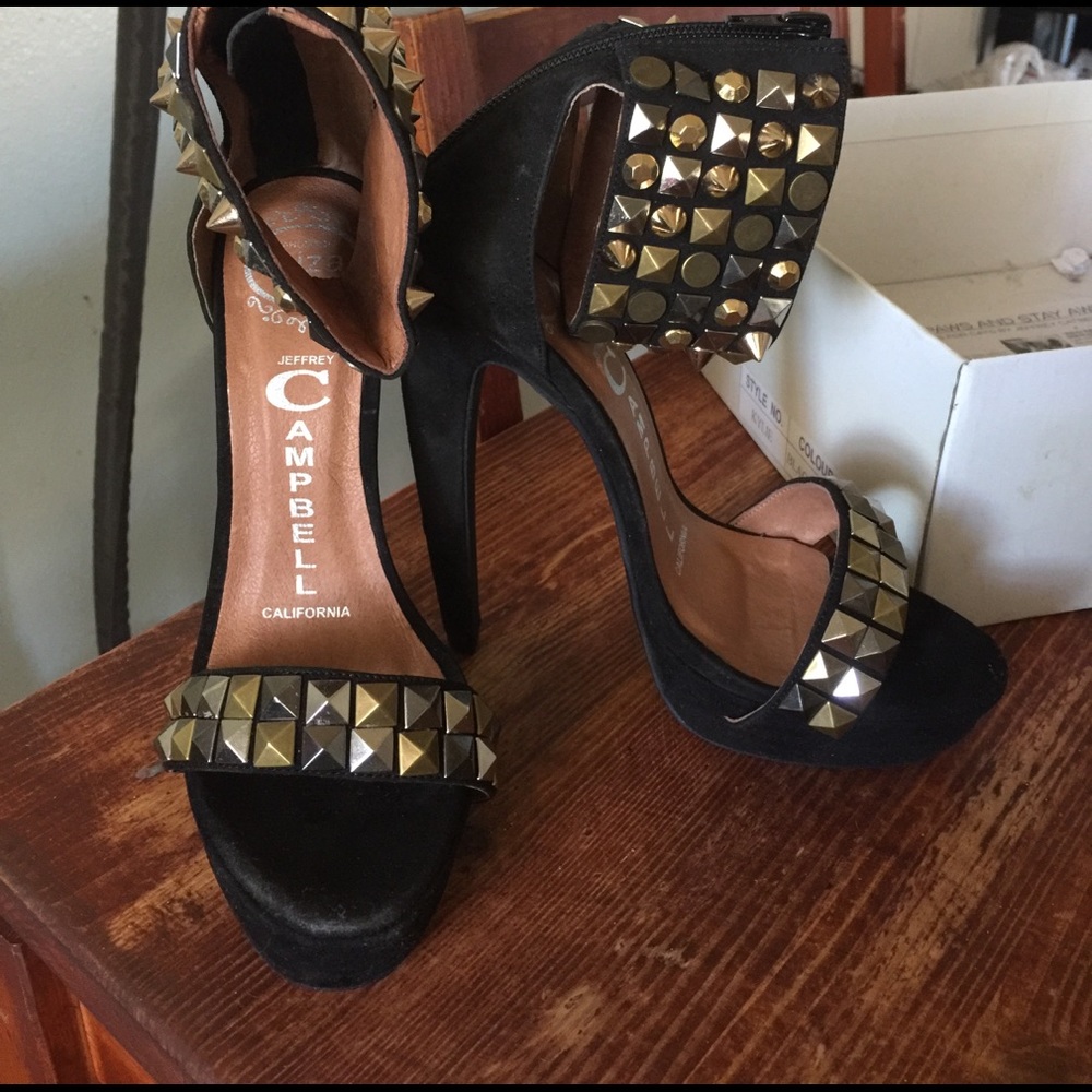 Jeffrey Campbell "Kylie" heels with studs