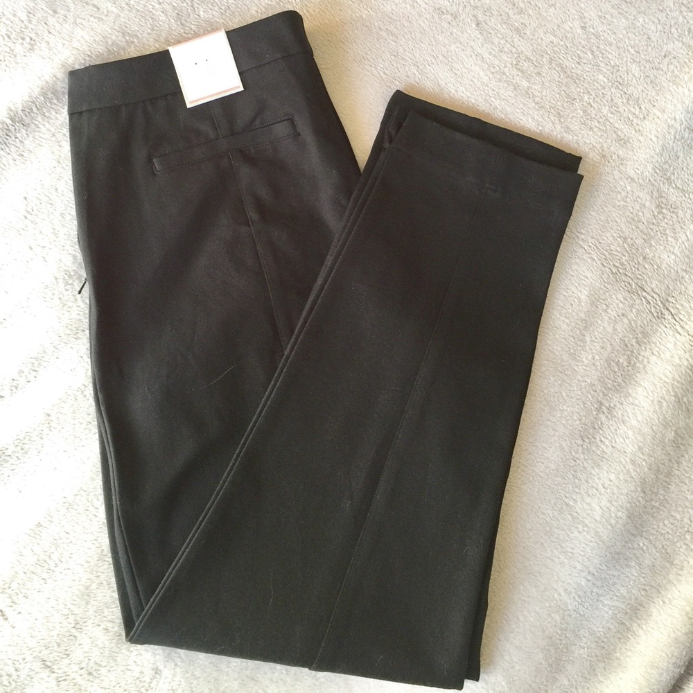 Chicos The Ultimate Fit Black Ankle Pants Sz 1.5