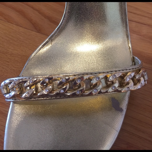 Gold Diba prom heels size 6.5 - Picture 4 of 4