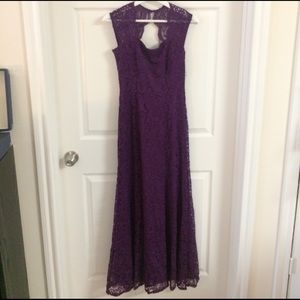 NWOT MODCLOTH Lace Purple Dress