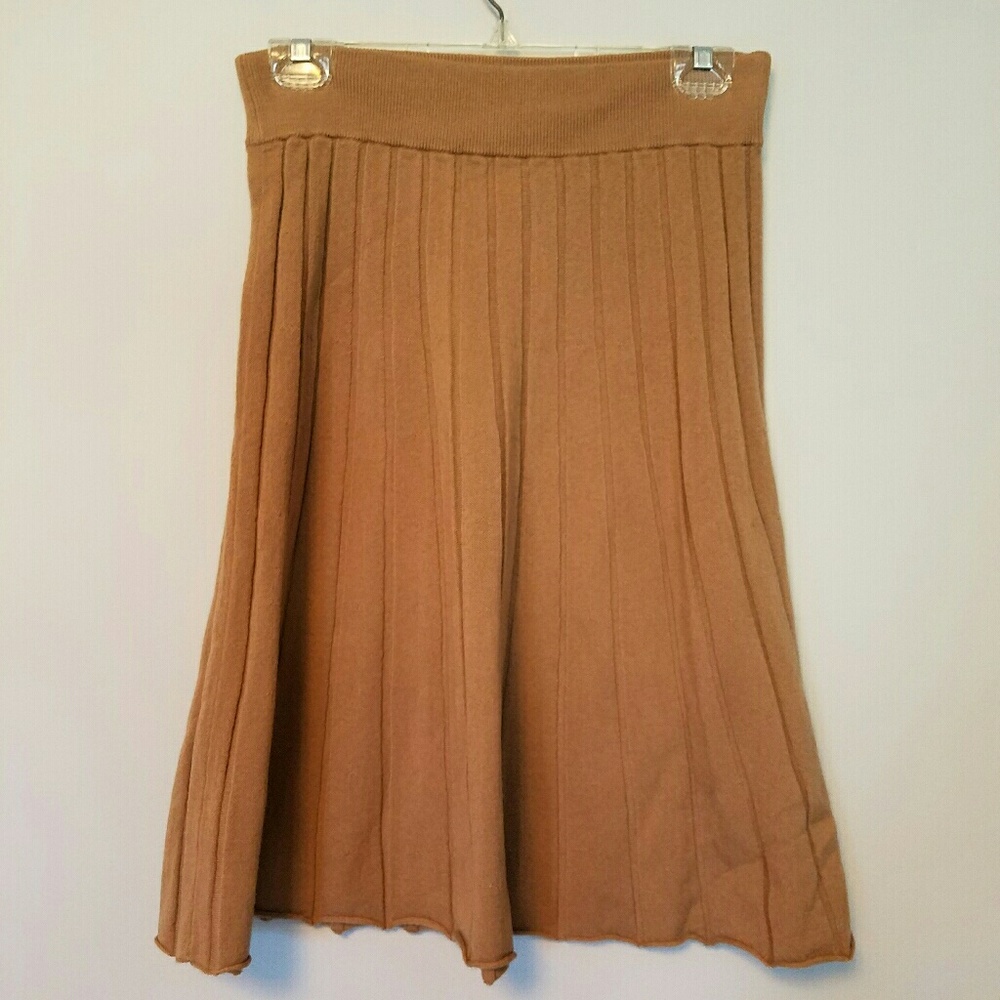 J. Crew knit pleated midi skirt
