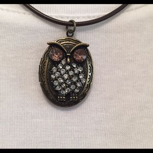 Owl Locket Necklace