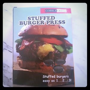 Stuffed burger press