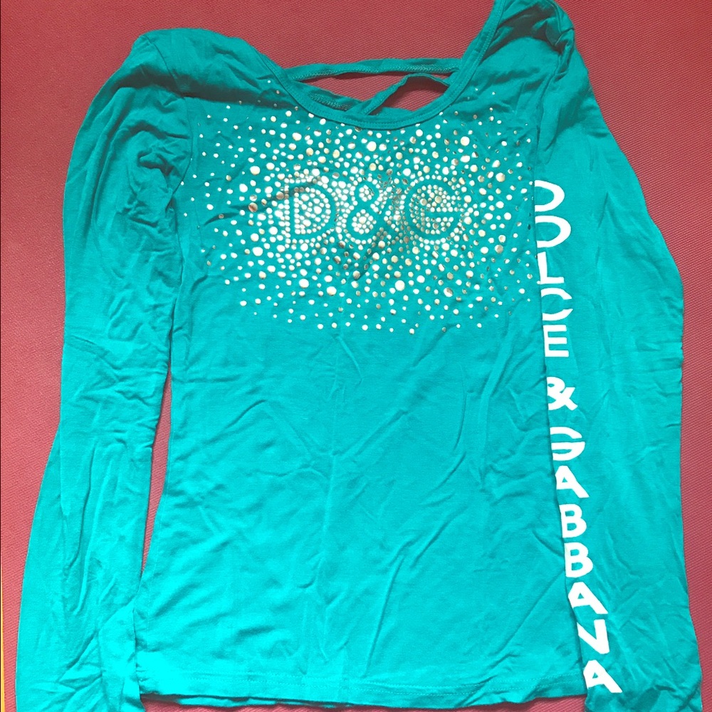 Dolce & Gabbana long sleeve shirt - turquoise