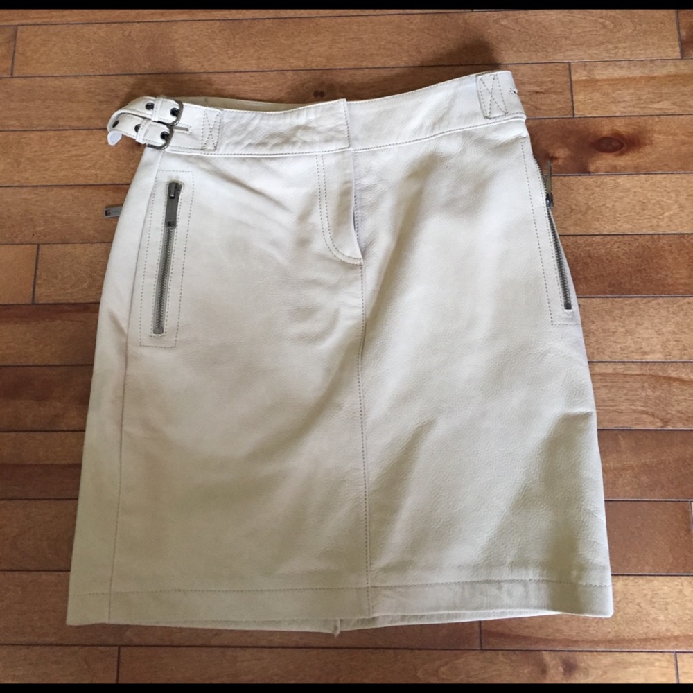 TOMMY HILFIGER faux leather skirt