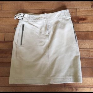 TOMMY HILFIGER faux leather skirt