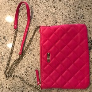 Kate Spade Quilted Hot Pink Crossbody