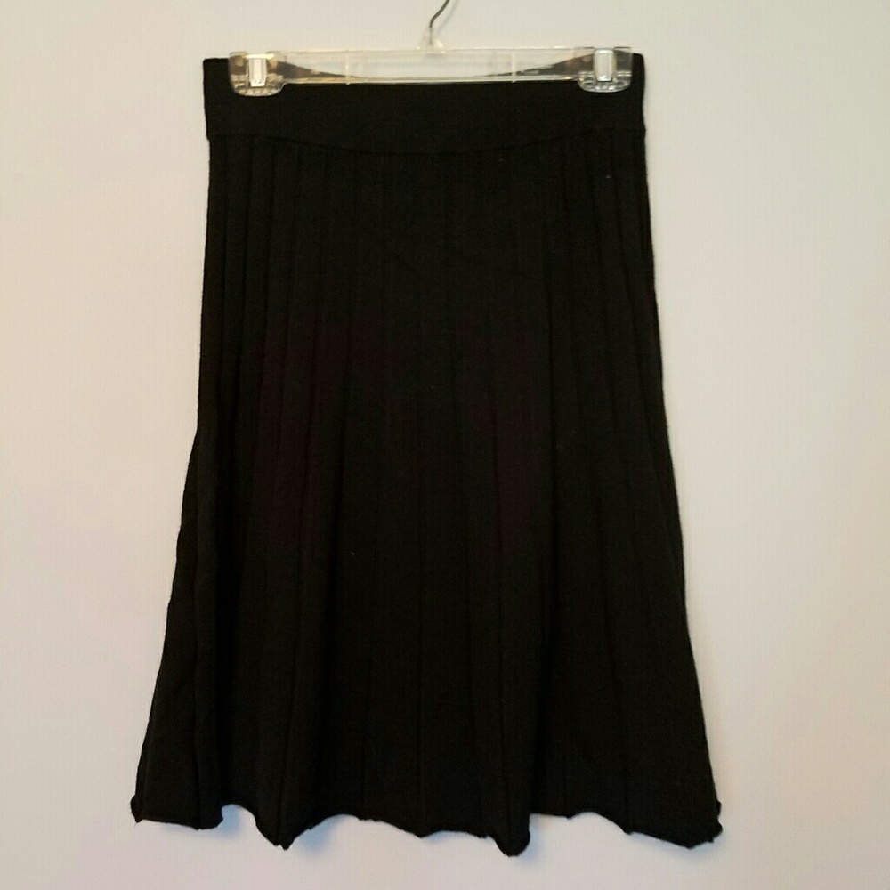 J. Crew knit pleated midi skirt