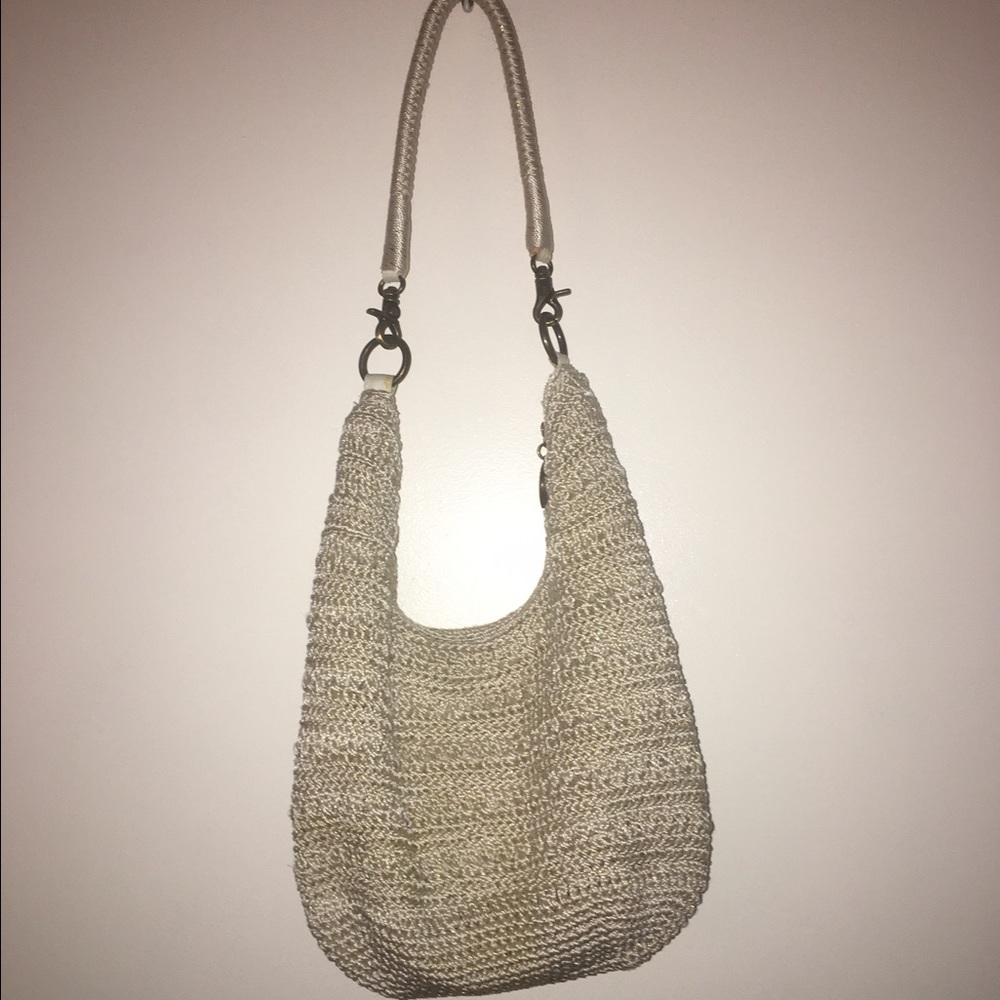 Springtime Purse with Gold Metallic Thread