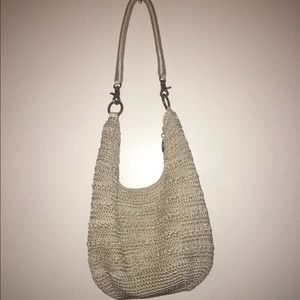 Springtime Purse with Gold Metallic Thread