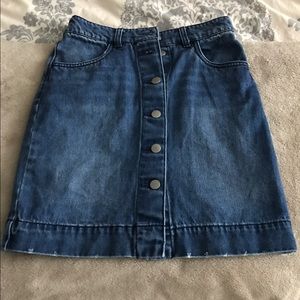 Denim skirt