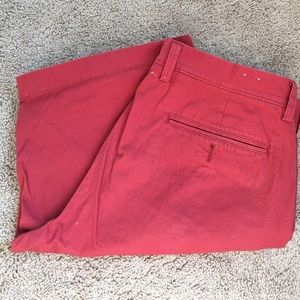 J crew red shorts size 32