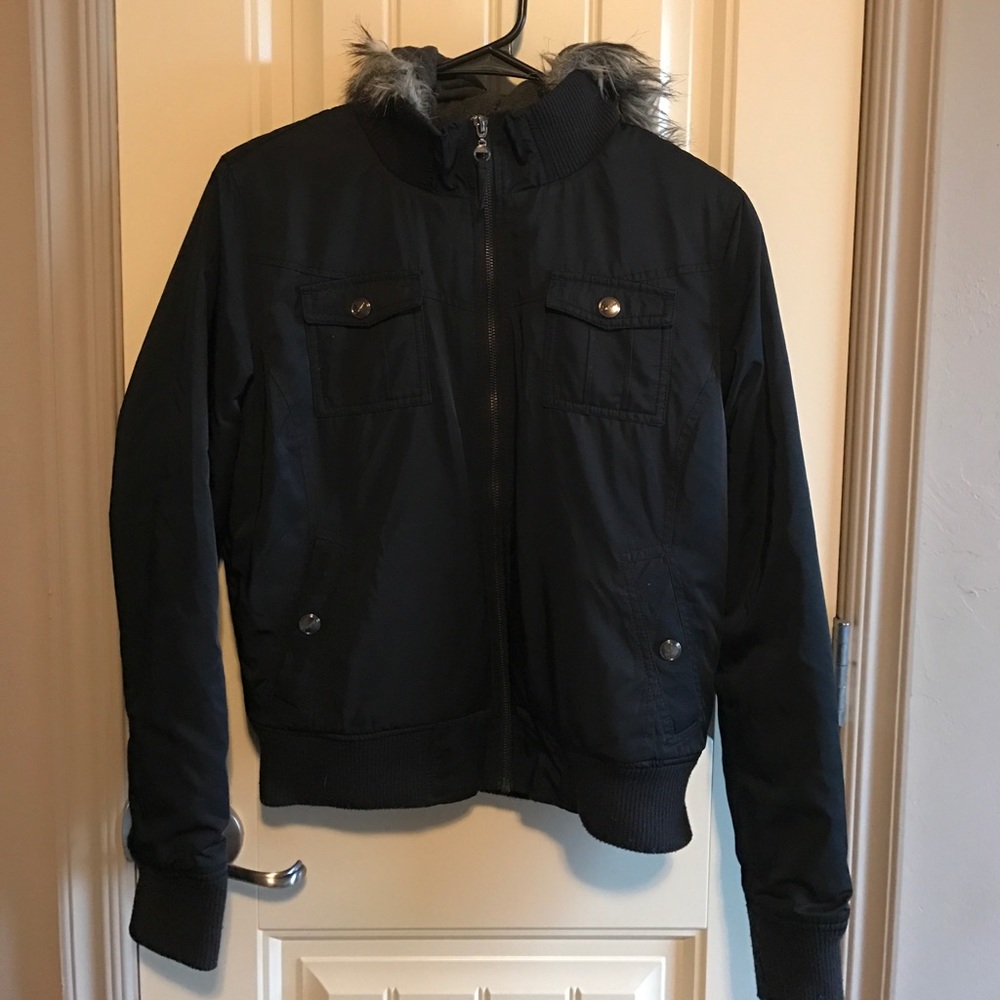 Insulated bomber jacket