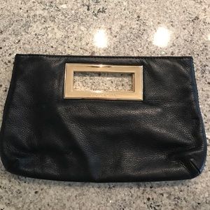 Michael Kors Black Leather Clutch