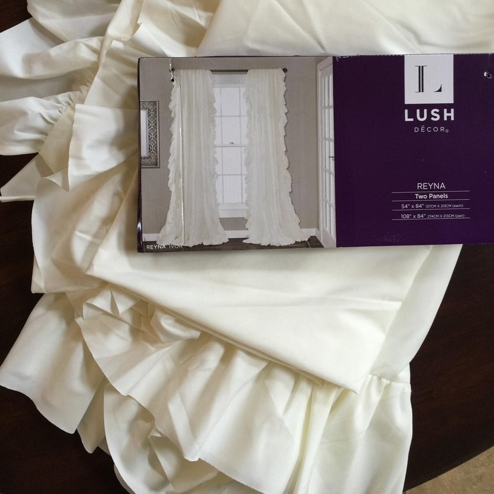 LUSH decor curtains - Two panels