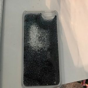 iPhone 6/6s black glitter case!!