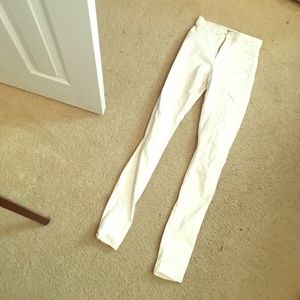 White Topshop Joni Jean
